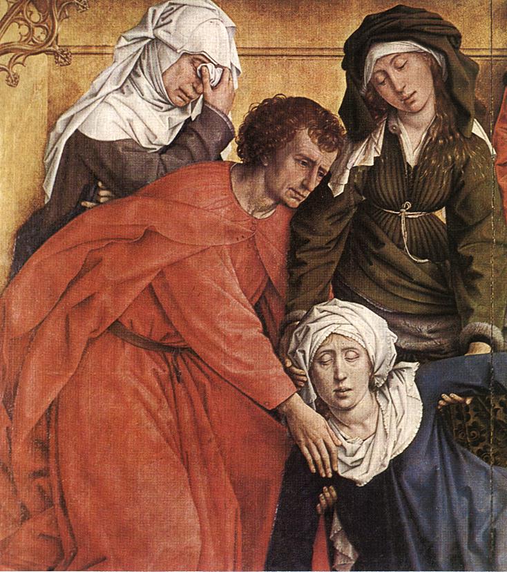 WEYDEN, Rogier van der Deposition (detail)